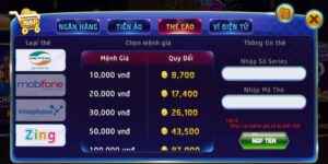 Lưu ý quan trọng khi Nạp Tiền rikvip